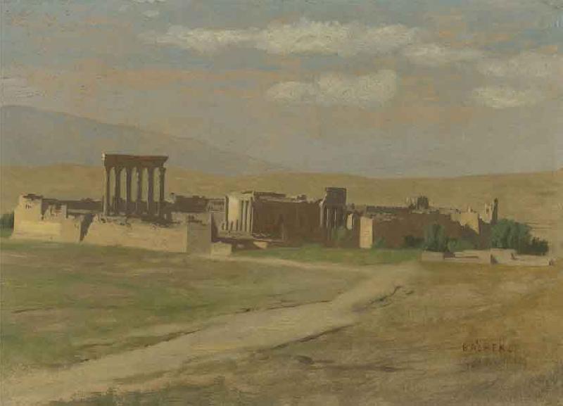 Jean Leon Gerome View of Baalbek oil painting image